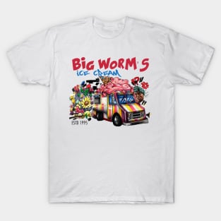 BIG WORM'S Ice Cream Truck T-Shirt